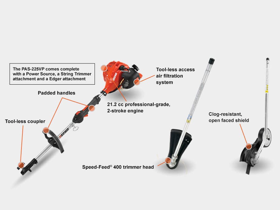 Echo handheld trimmers and outdoor power equipment at Exit 18